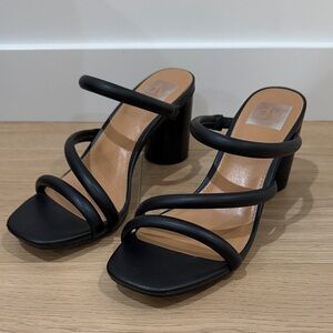 DV by Dolce Vita Black Strappy Heels